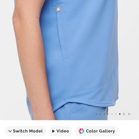 FIGS Rafaela Oversized Scrub Top - Picture 11 of 11